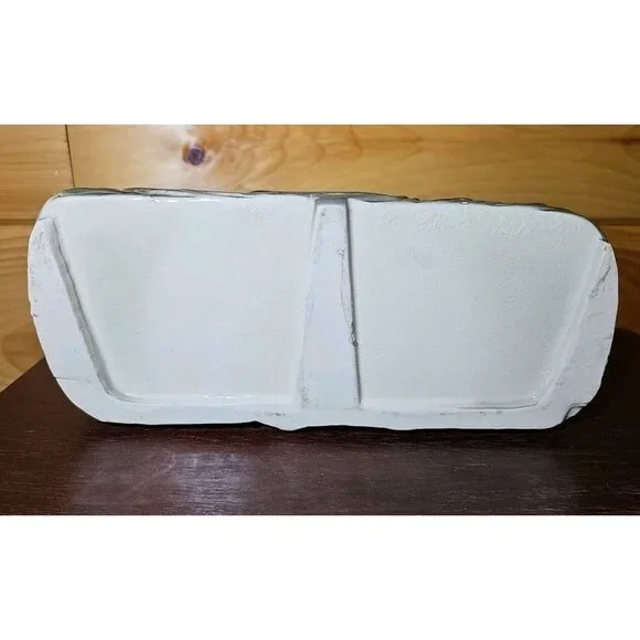 Vintage Brush McCoy Teal Green Planter Pink Antelope Deer Gazelle Pottery 1950s - Picture 8 of 12